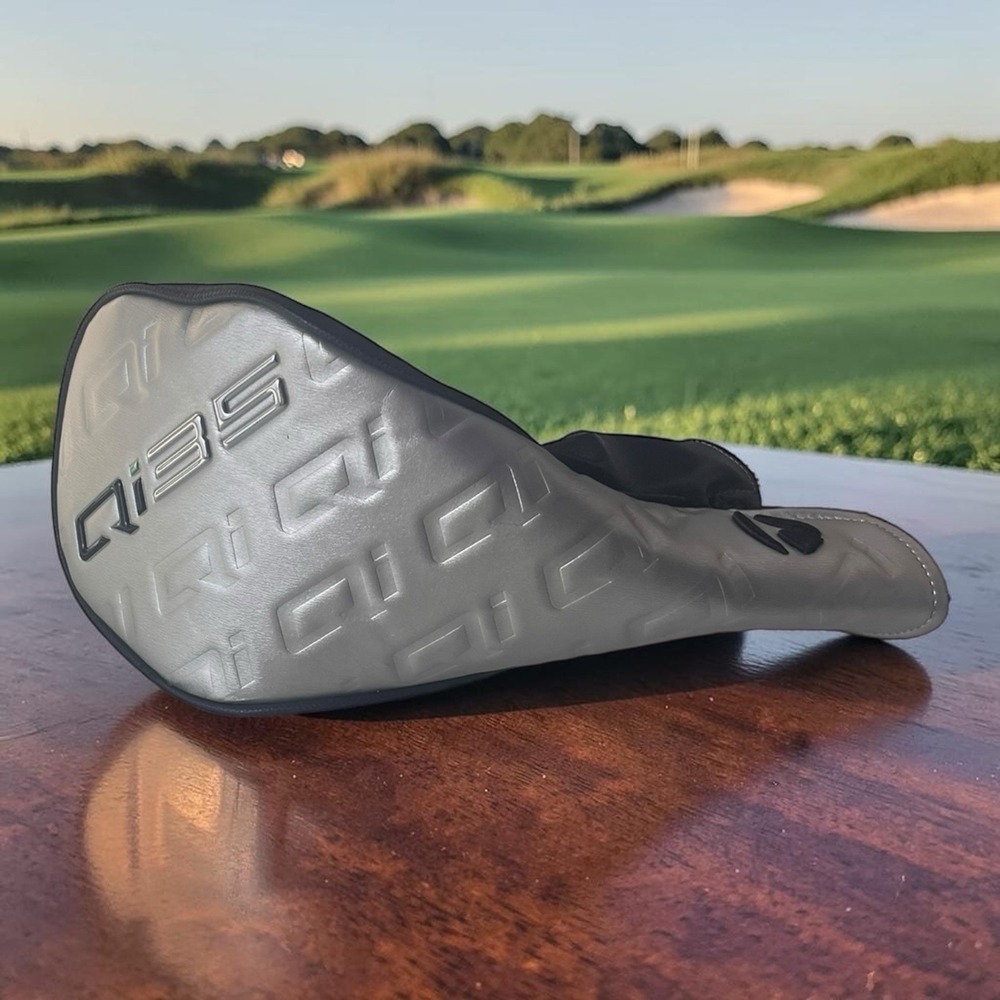 TaylorMade Qi35 Driver Golf Club Headcover Head Cover Sliver Black